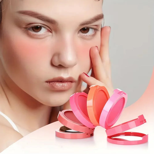 Multi layer 5-color powder blusher powder, waterproof and durable, suitable for all skin tones, creating a perfect makeup