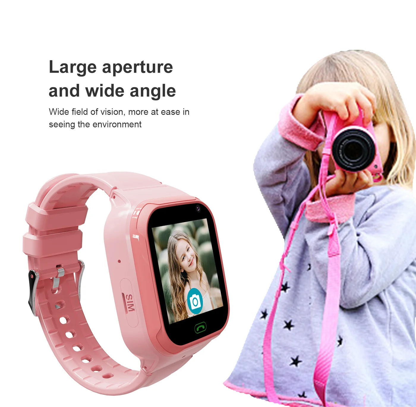 New 4G SOS Kids Smart Watch Girls Boy Full Touch Video Call WIFI  Phone Watch Camera Location Tracker Child gift Smart Watch