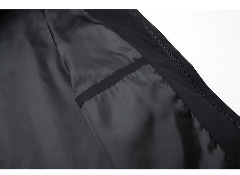 Men Hiking Jacket Spring Autumn Streetwear Fashion Hooded Jacket Casual Zip Up Loose Coat Outdoor Jogging Activewear Windbreaker