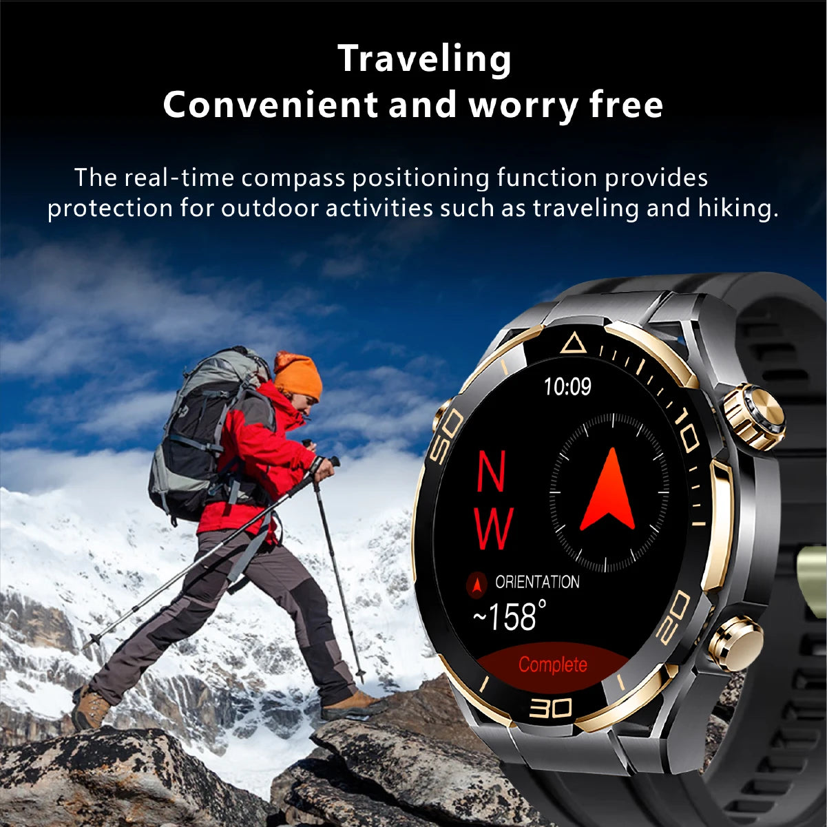 2024 For Huawei Xiaomi Men's Smartwatch Bluetooth Call 1.62" 480*480 AMOLED HD Screen 4GB ROM NFC Waterproof Women's Smartwatch