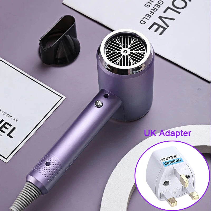 Hair Dryer 1200W Professional Powerful Hair Dryer Fast Heating Hot And Cold Adjustment Ionic Air Blow Dryer with Air Collecting