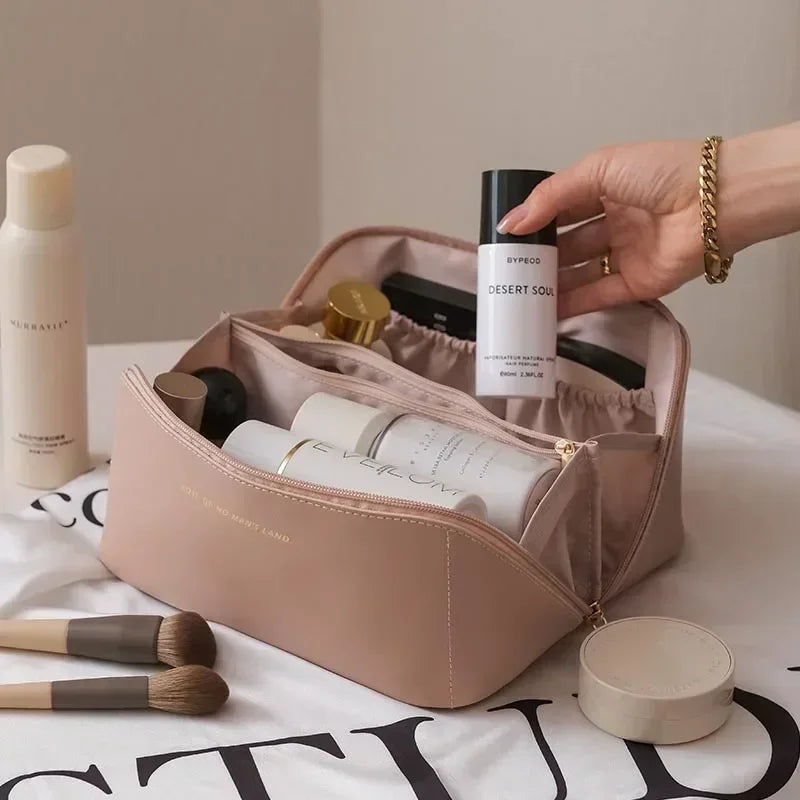 Makeup Organizer Female Toiletry Kit Bag Make Up Storage Pouch Luxury Lady Box, Cosmetic Bag, Organizer Bag For Travel Zip