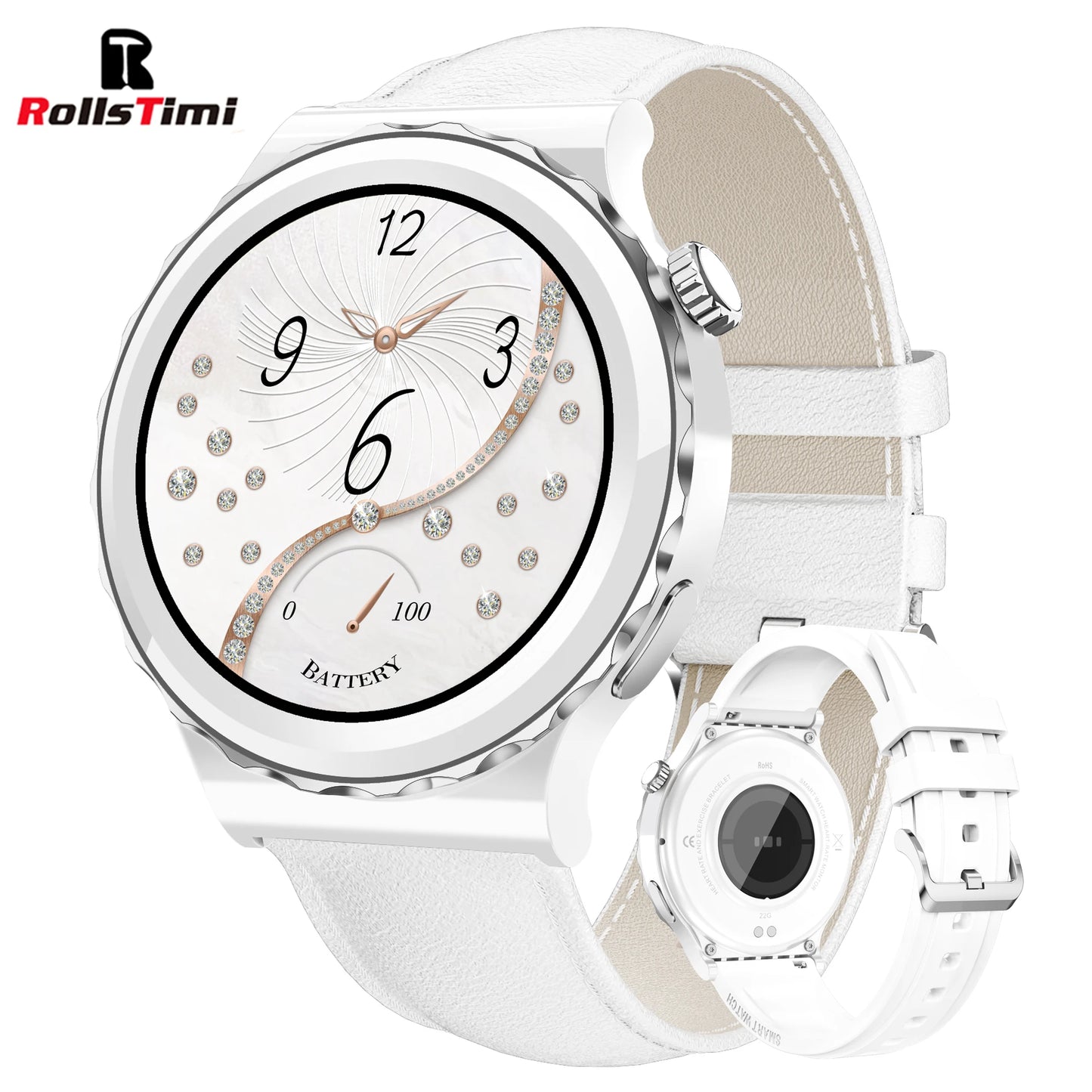 Smart Watch Unisex Smart Watches Bluetooth Call GPS Activity Tracker 24-hour Health Test Wrist Watches Women's Health Monitoring