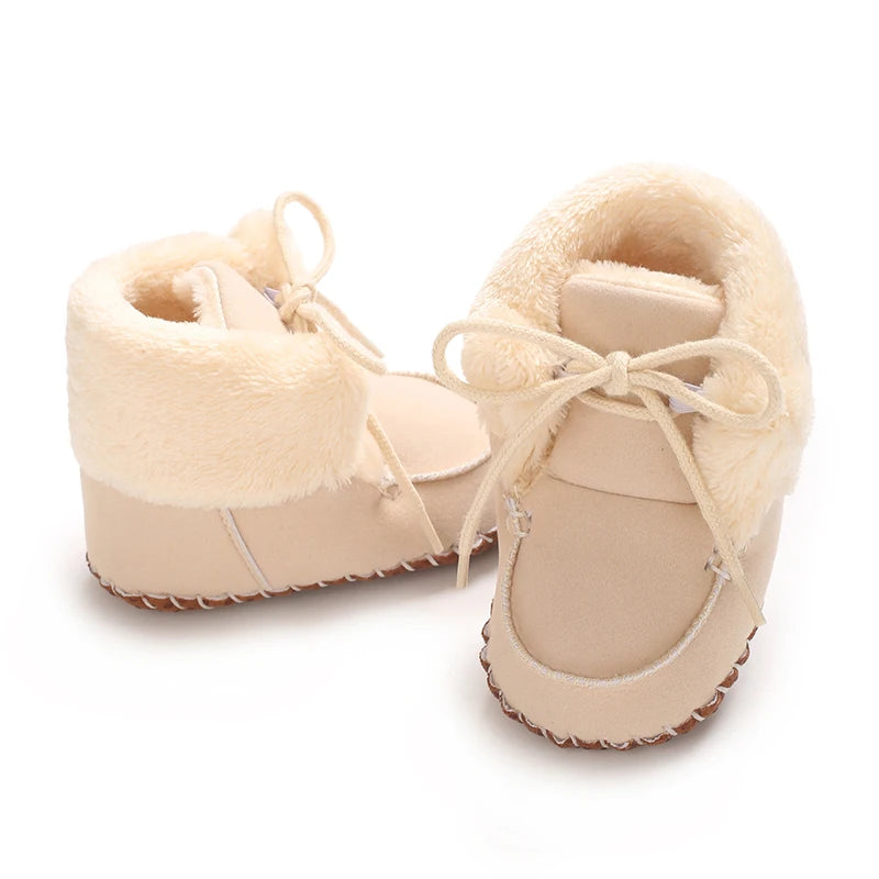 Winter Boots For Baby Boys And Girls Snow Soft Sole Anti Slip And Warm Flat Shoes Baby's First Walking Baby Shoes Boots 0-18