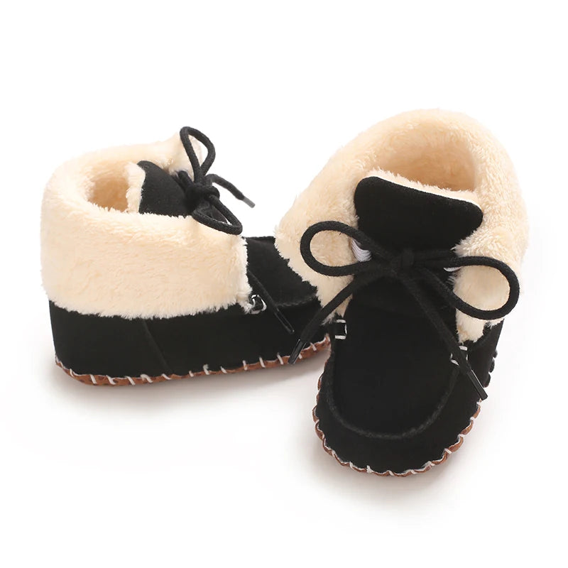 Winter Boots For Baby Boys And Girls Snow Soft Sole Anti Slip And Warm Flat Shoes Baby's First Walking Baby Shoes Boots 0-18