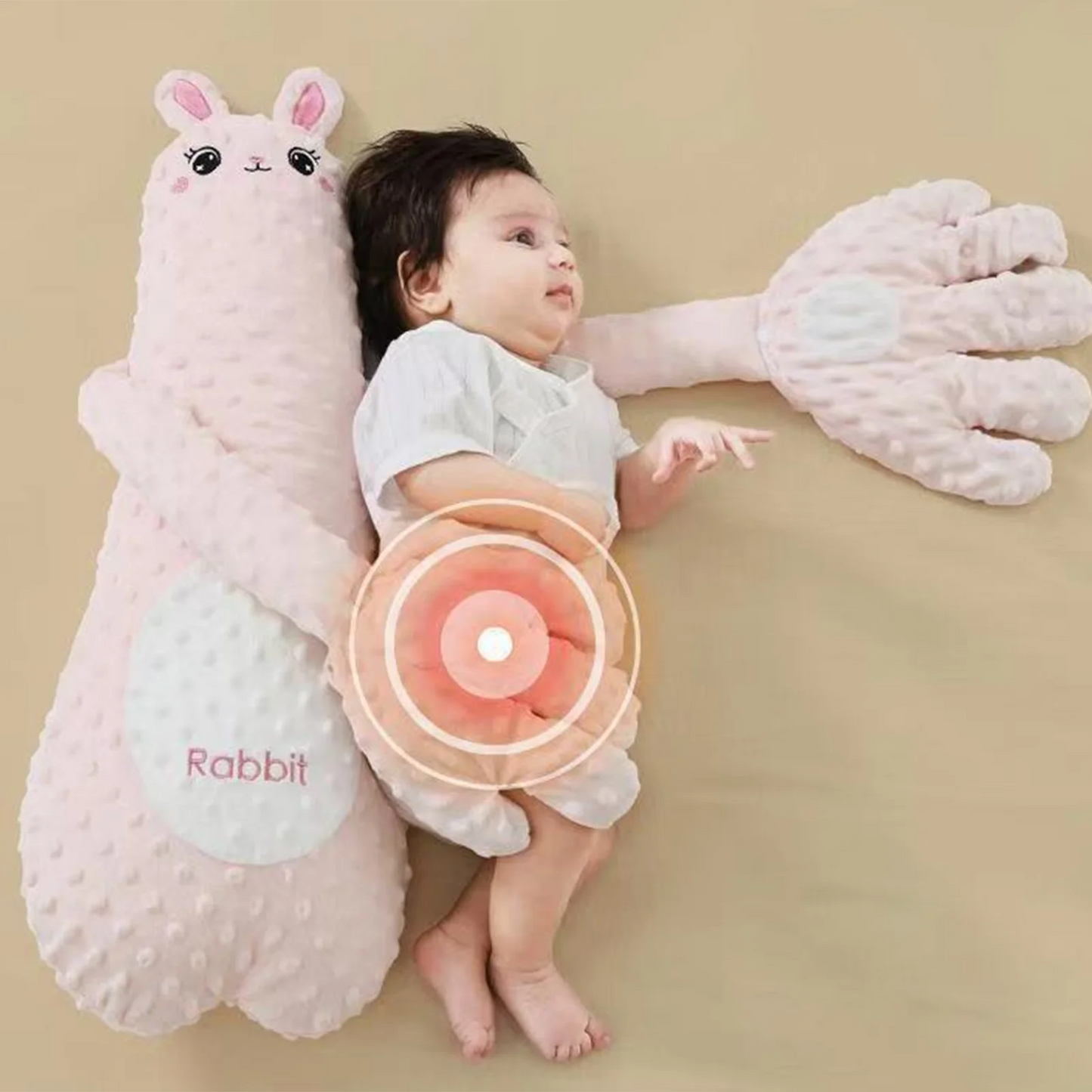 Baby Sleep Toy Baby Patter with 3 Adjustable Modes Interactive Stuffed Animal Shape Cushion Cozy Companion for Car Seat Nursery