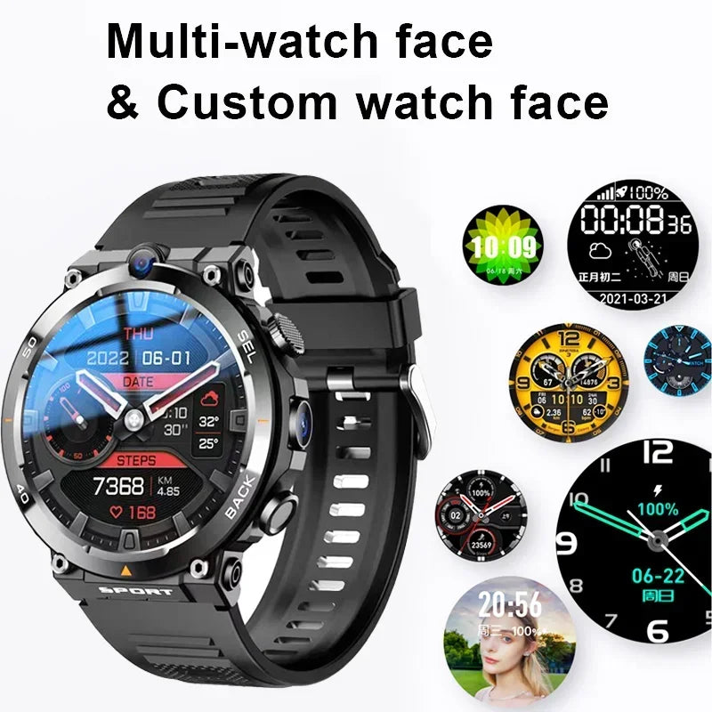 2026 New Smart Watch, 4G Android Business Wristwatch with Bluetooth Calling & GPS Positioning, Unisex for Men and Women