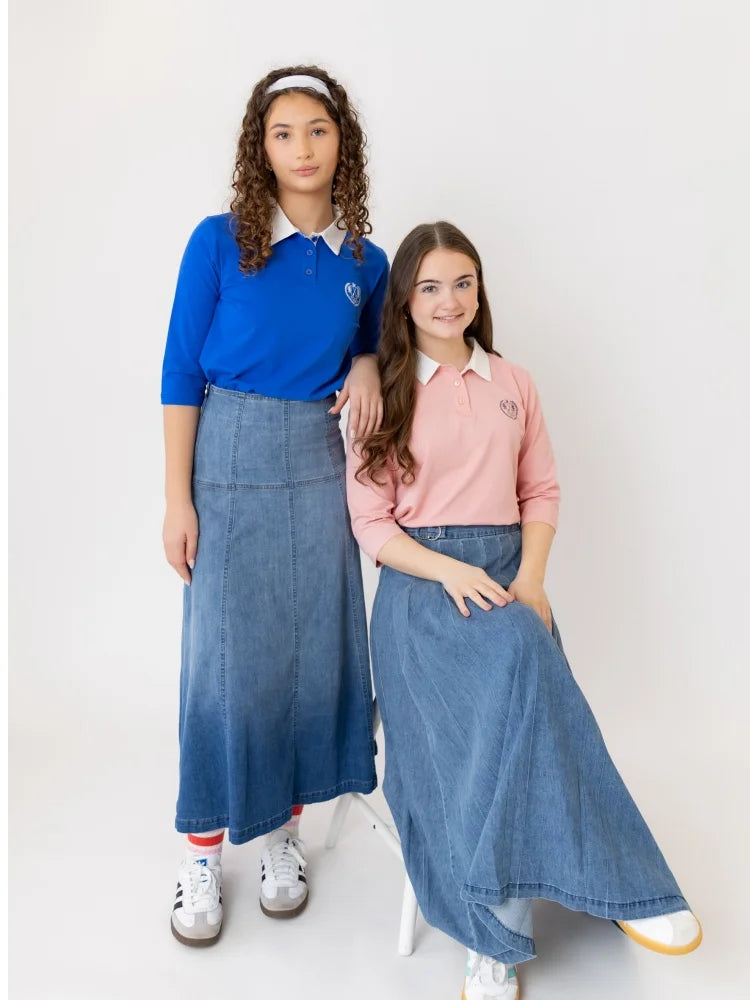 AP SS26 teen women loose contrast collar shirts girls ladies fashion cotton casual shirt tops clothing