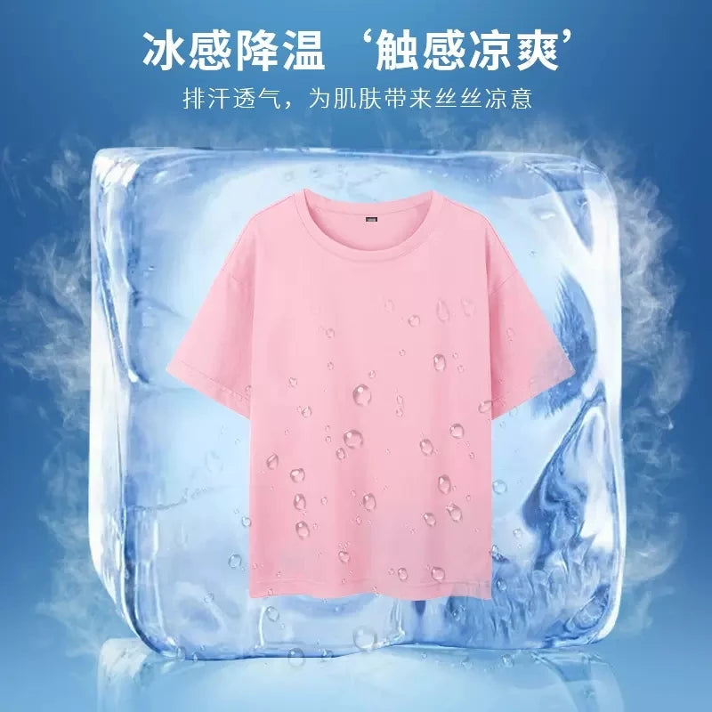 Cute Cartoon Rabbit Lollipop Print T Shirts Student Girls Kawaii Tee High Quality Cotton Summer Short Sleeve Casual Tops