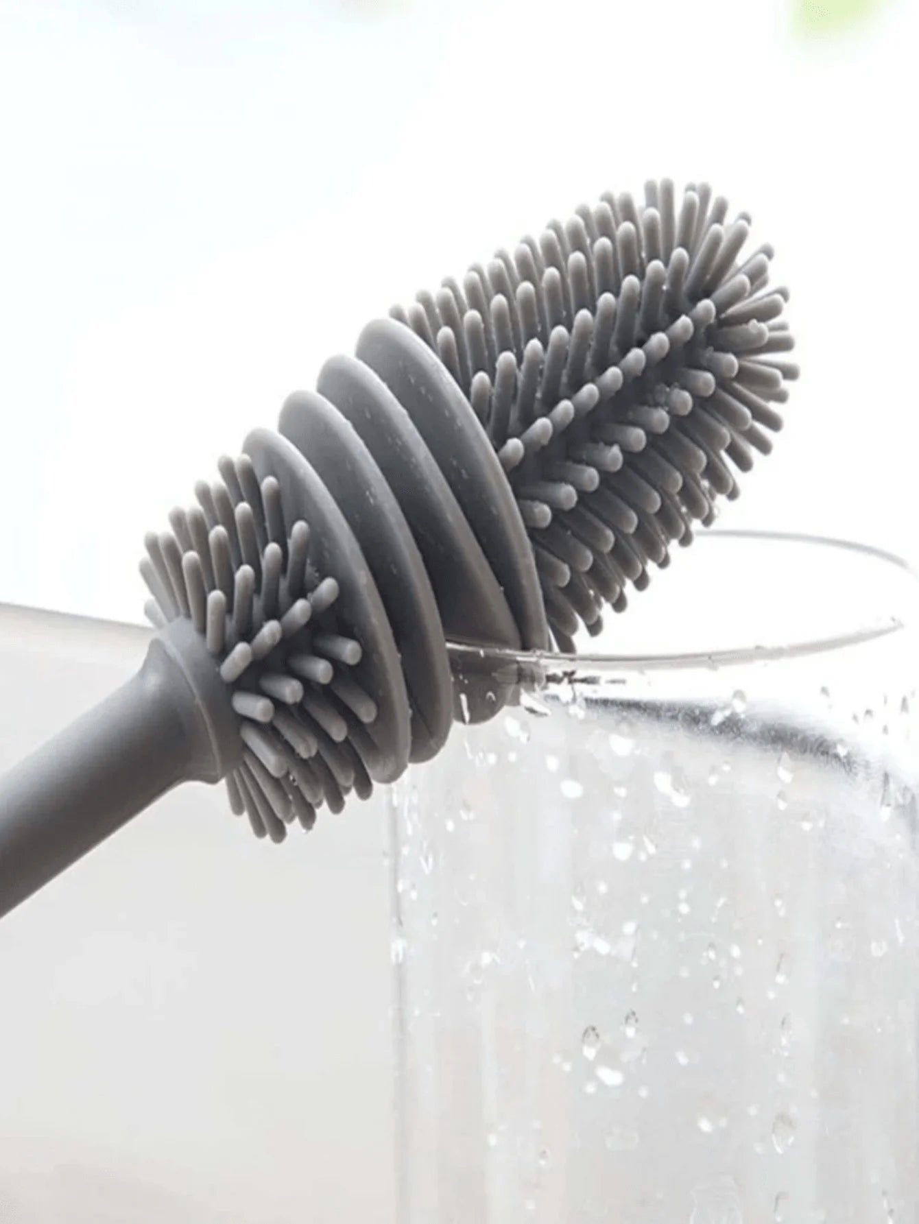 360 Degree Cleaning Power: 1pc Silicone Cup Brush For Effortless Tea Stain Removal,Kitchen,Bathroom,Home,Household Supplies