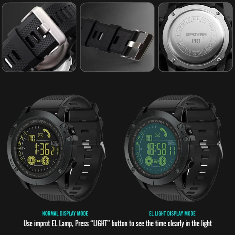 Smart Watch Men Sport Bluetooth Electronic Watches Black Military Quality A Smartwatch Waterproof Wristwatch Reloj Mujer