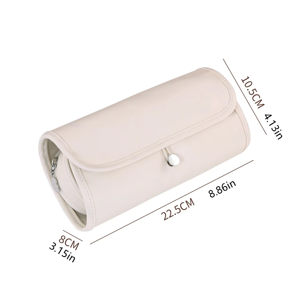 1pc large capacity multifunctional makeup bag, makeup brush bag, storage bag, portable folding beauty makeup makeup storage bag