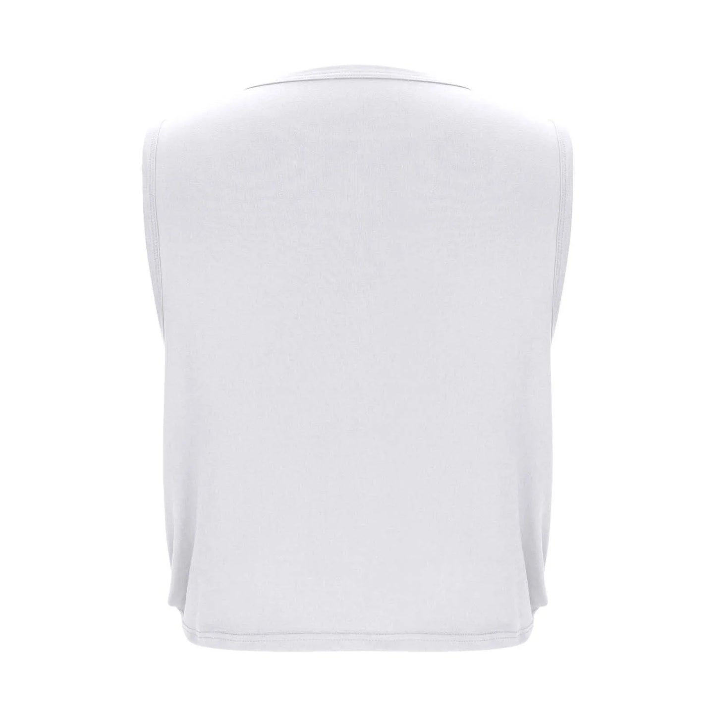 Women Sleeveless Yoga Tops Athletic Vest Breathable Blouse Cover Up Gym Workout Cool T-Shirt Running Short Tank Crop Top