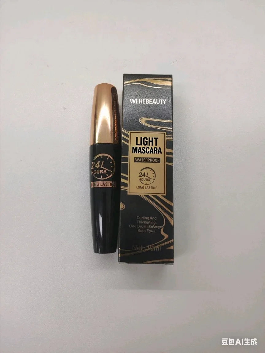 5D Eye Black Mascara Waterproof Lengthens Eyelashes Extension Silk Fiber Mascare Eye Makeup for Women Cosmetic Korean Make up