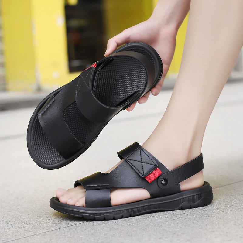 Sandals Men's Summer 2025 Casual Dual-Purpose Large Size Beach Shoes Outdoor Non-Slip Slippers Wading and River Tracing Shoes