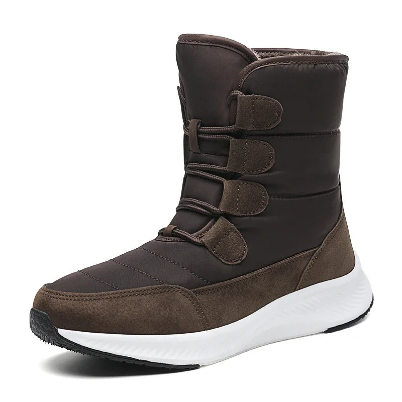 2023 Winter White Snow Boots Waterproof Non-slip Thicken Plush Warm Ankle Boots Women Shoes Botas Mujer Platform Shoes
