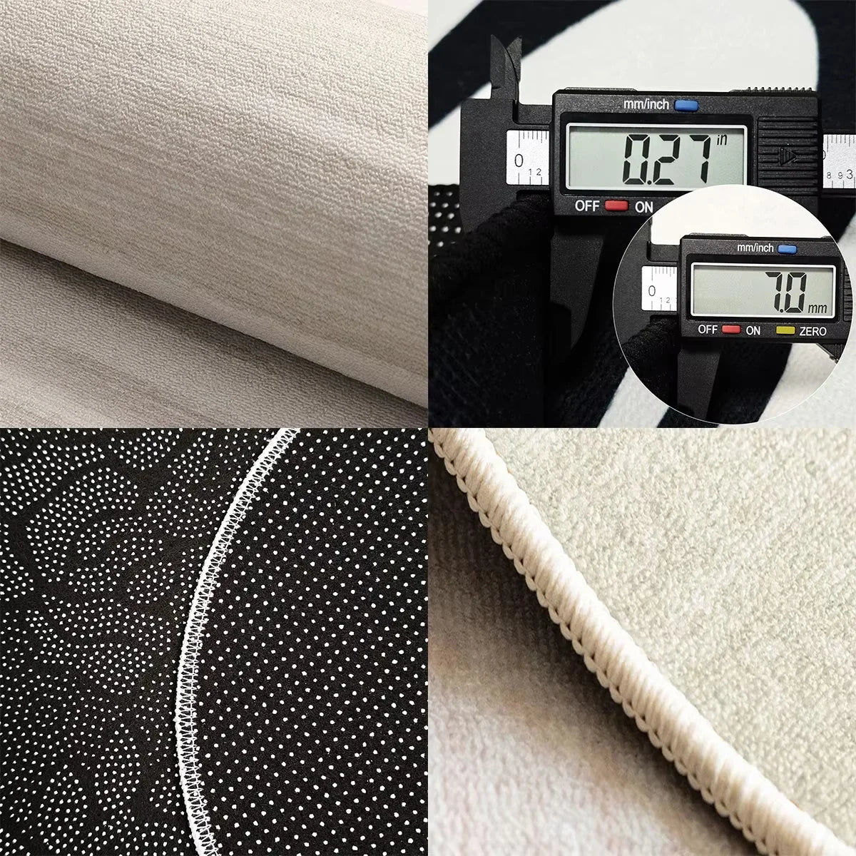 Kitchen Floor Mat Stain-resistant and Wear-resistant Carpet Home Decor Rug Soft and Comfortable Loop Fleece Carpets