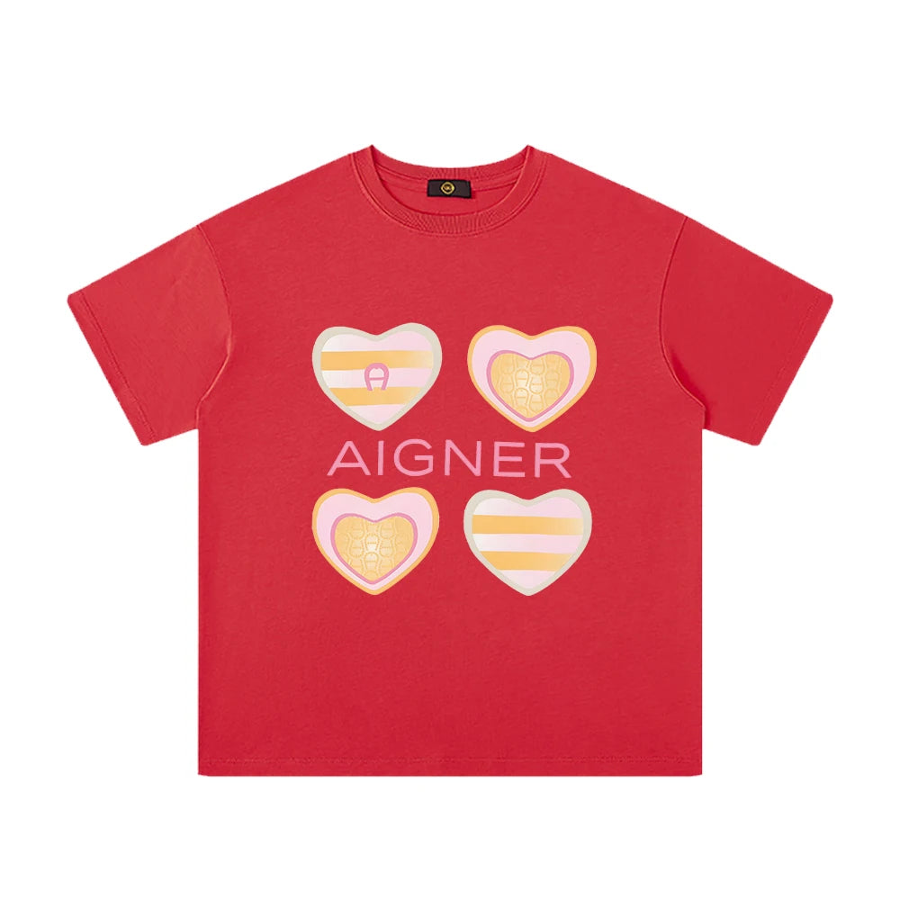 Girls' T-shirt, pure cotton summer new fashion short sleeved T-shirt, baby girl children's T-shirt, luxurious design sportswear
