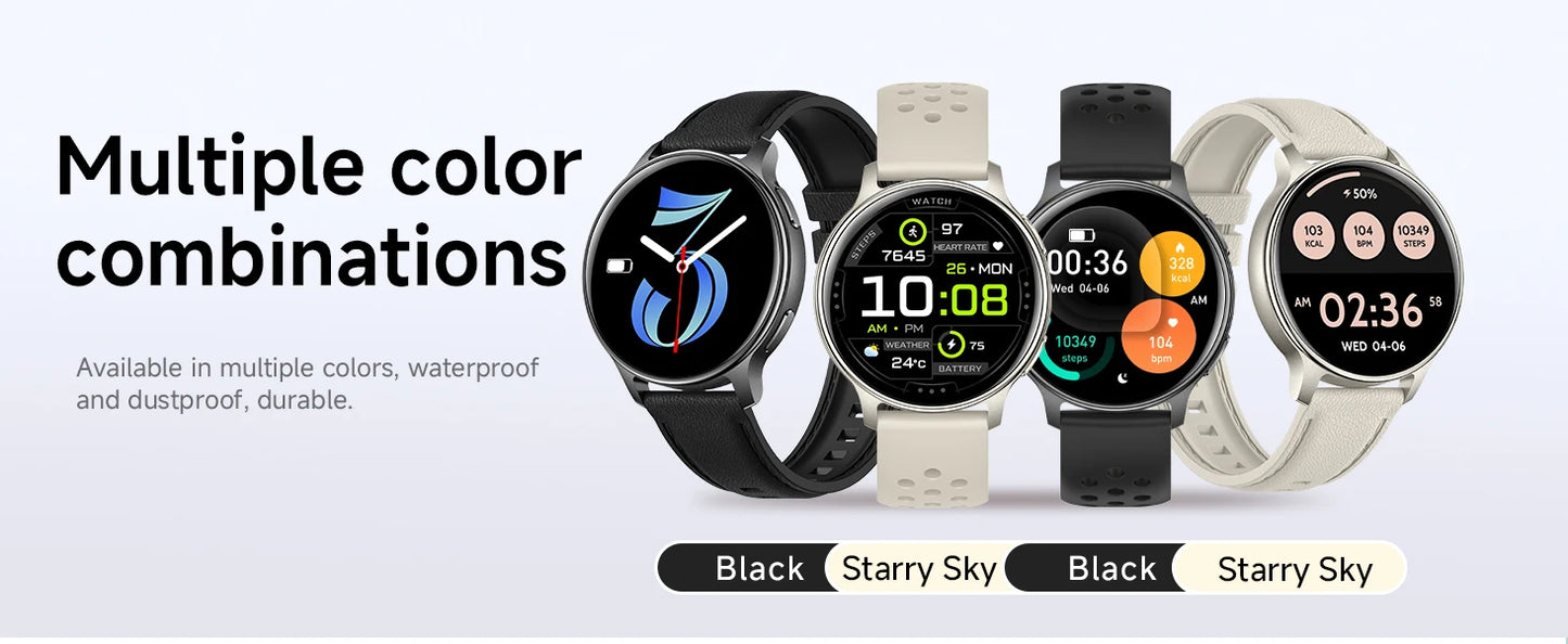 2026 New Smart Watch for Men 3ATM Waterproof 100+Sports Mode GPS Fitness Tracker Heart Rate SpO2 Wireless Call Smartwatch IOS