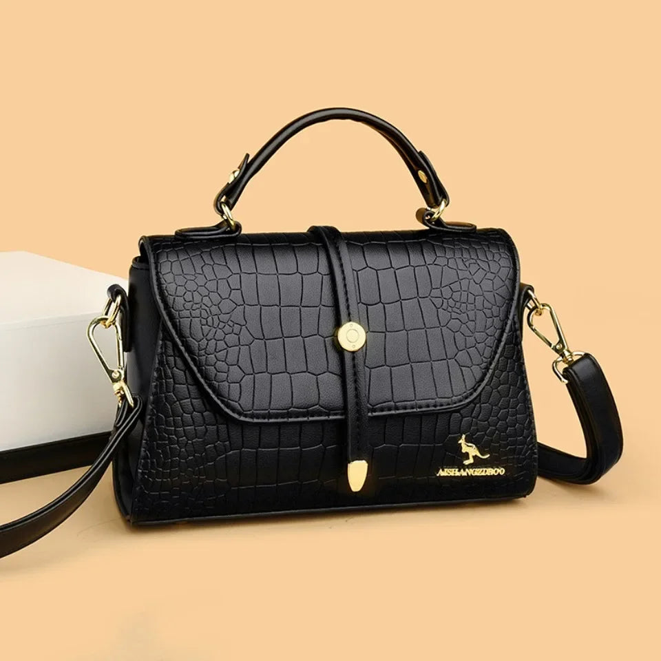 Premium Leather Crossbody Bags for Women Female Shoulder Messenger Bags Luxury Designer Handbags and Purses