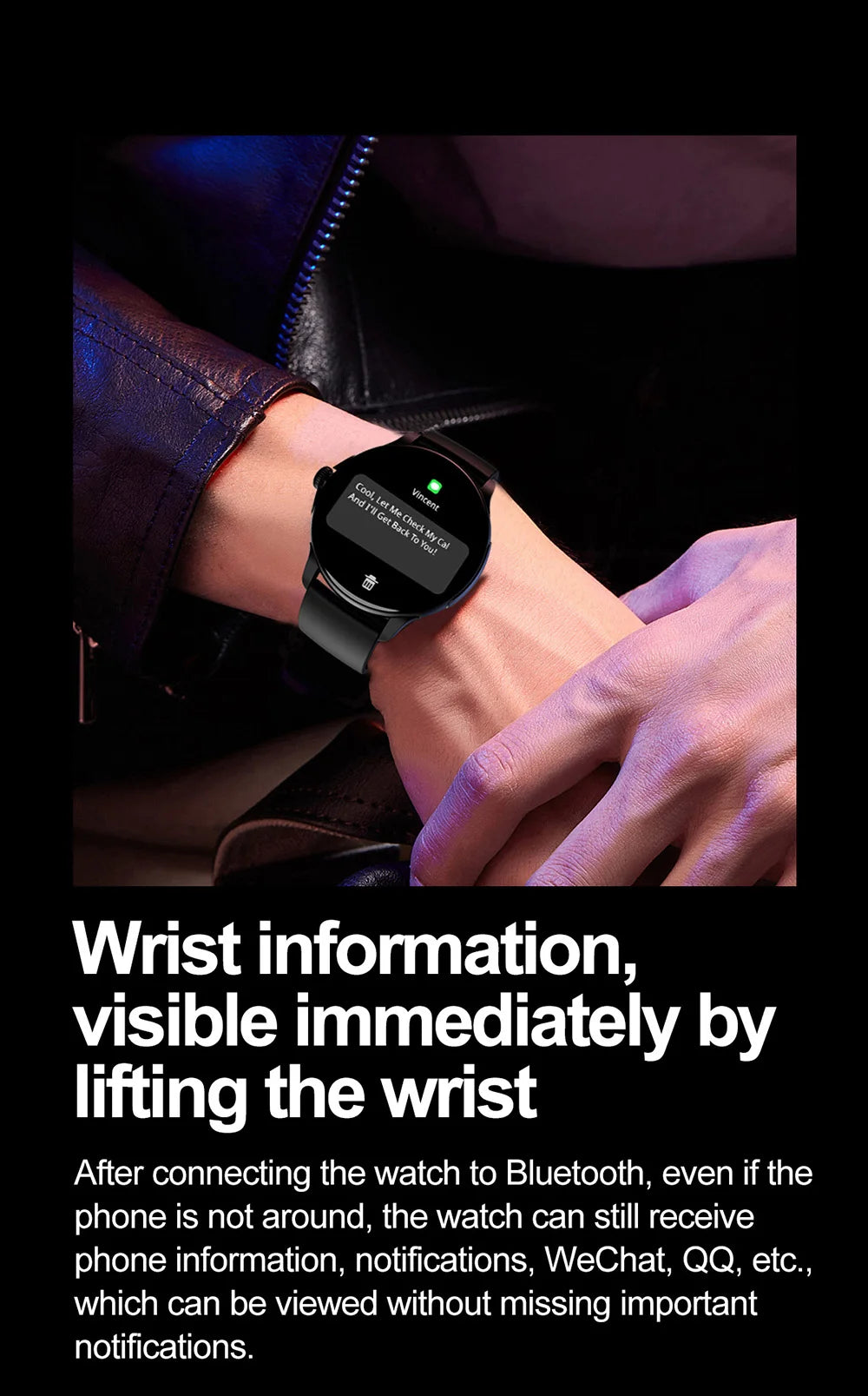 COLMI V72 Smart Watch Men 1.43'' AMOLED Display 100 Sports Modes 7 Day Battery Life Bluetooth Call Health Smartwatch Women