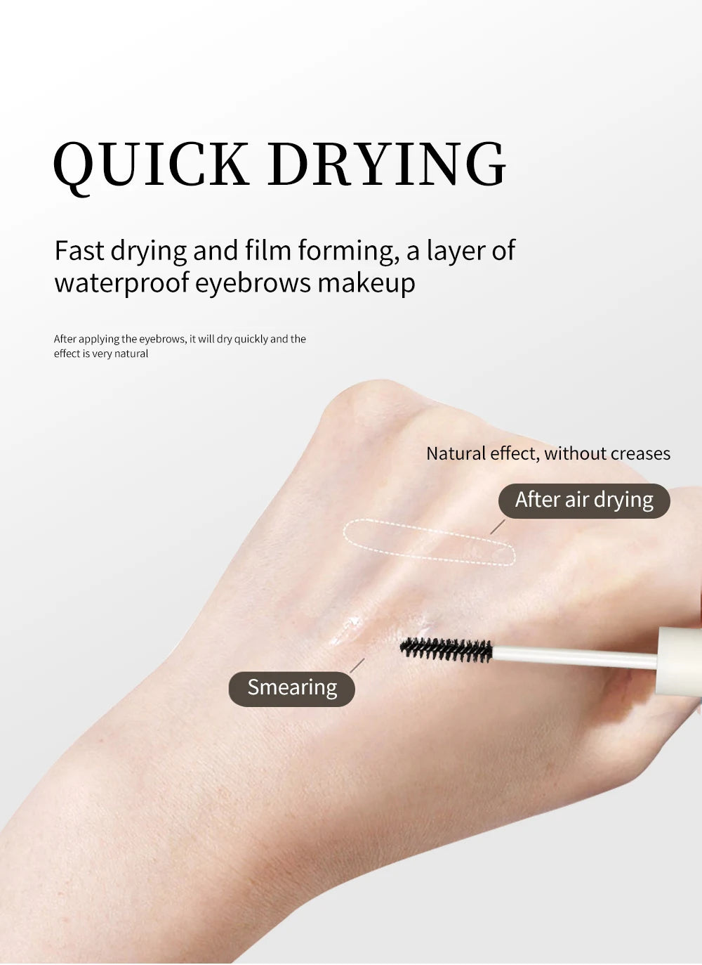 QIBEST Transparent Eyebrow Gel Wax Brow Soap Lasting Eyebrow Enhancer Natural Makeup Soap Brow Sculpt Gel For Eyebrow Cosmetics