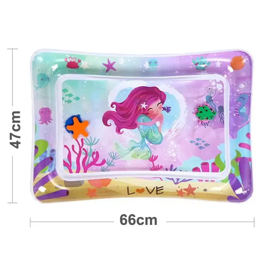 Baby Water Play Mat PVC Inflatable Cushion Infant Tummy Time Summer Toddler Water Pad Kids Early Education Developing Toys Gift