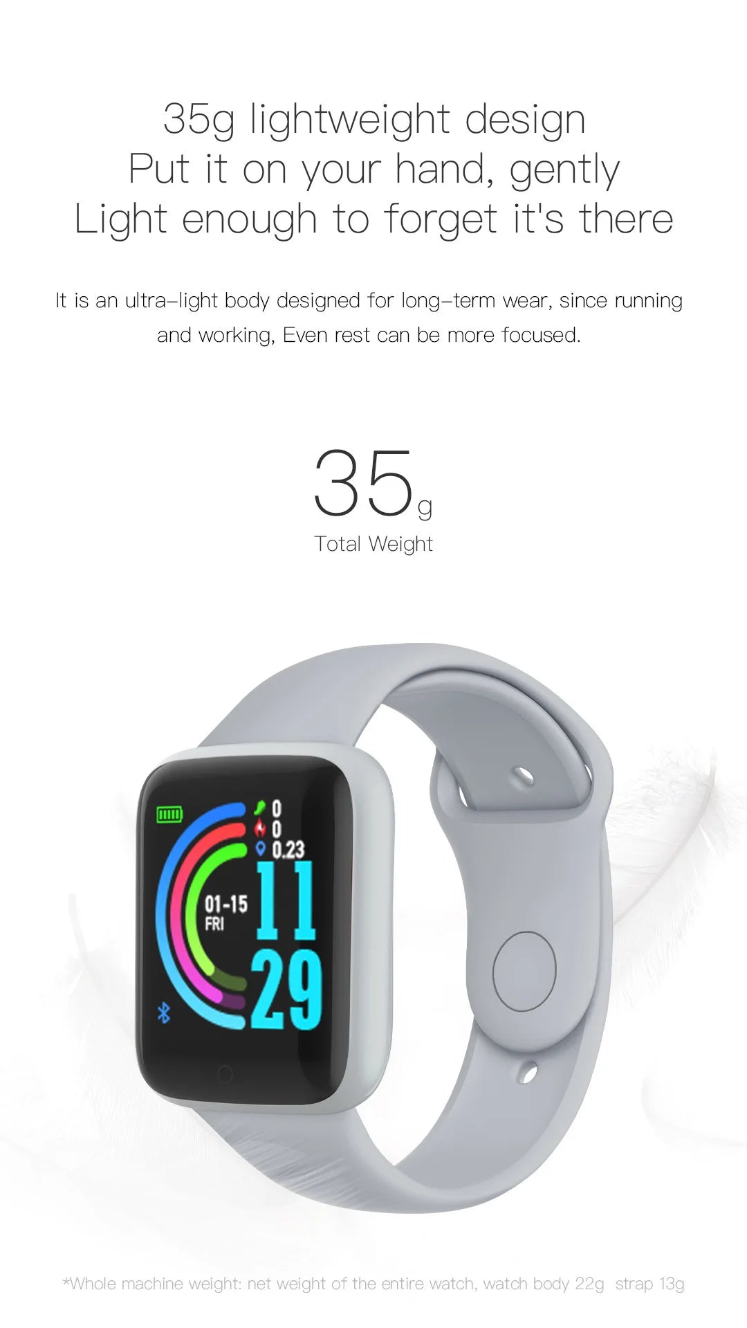Smart Watches for Men Children Smartwatch for Girls Boys Men Women Sport Heart Rate Blood Pressure Bracelet Kids Watch for 8-18