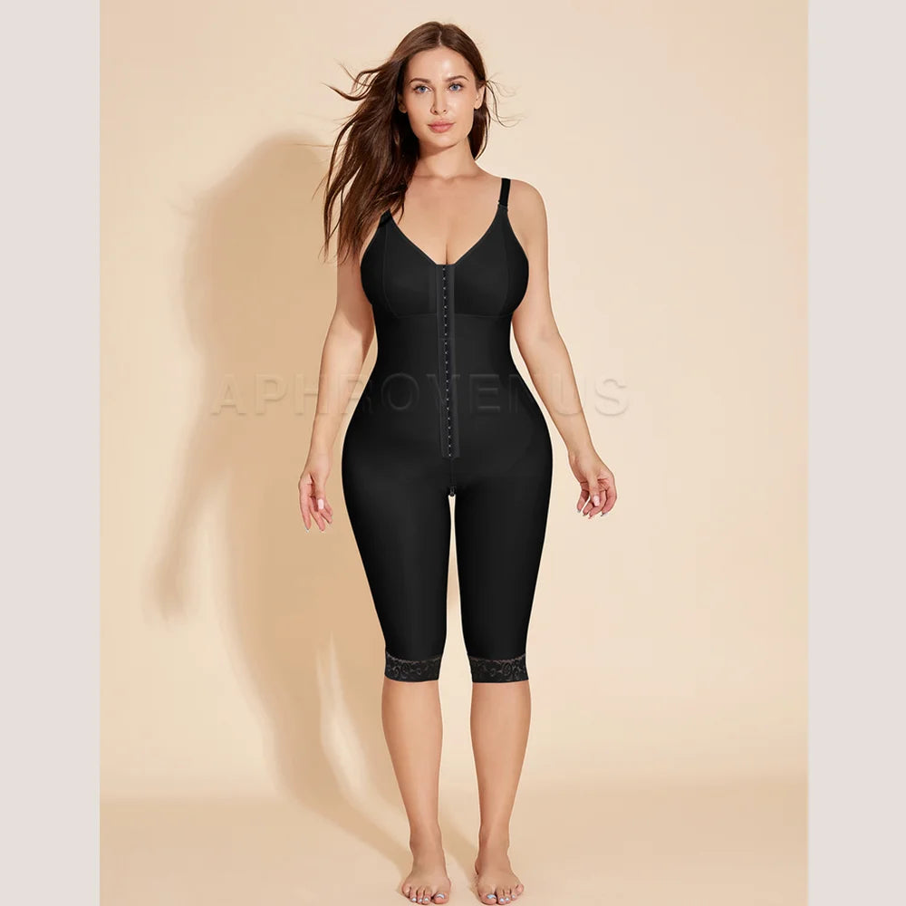 Fajas Colombiana High Compression Women Tummy Control Shaper Belly Garments Front Closure Buttocks Butt Lifter Post-Surgical Use
