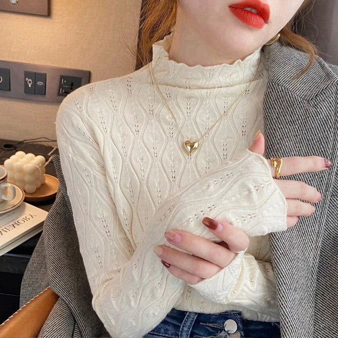 2026 Cashmere Turtleneck Women Sweaters Autumn Winter Warm Pullover Slim Tops Knitted Sweater Jumper Soft Pull Female