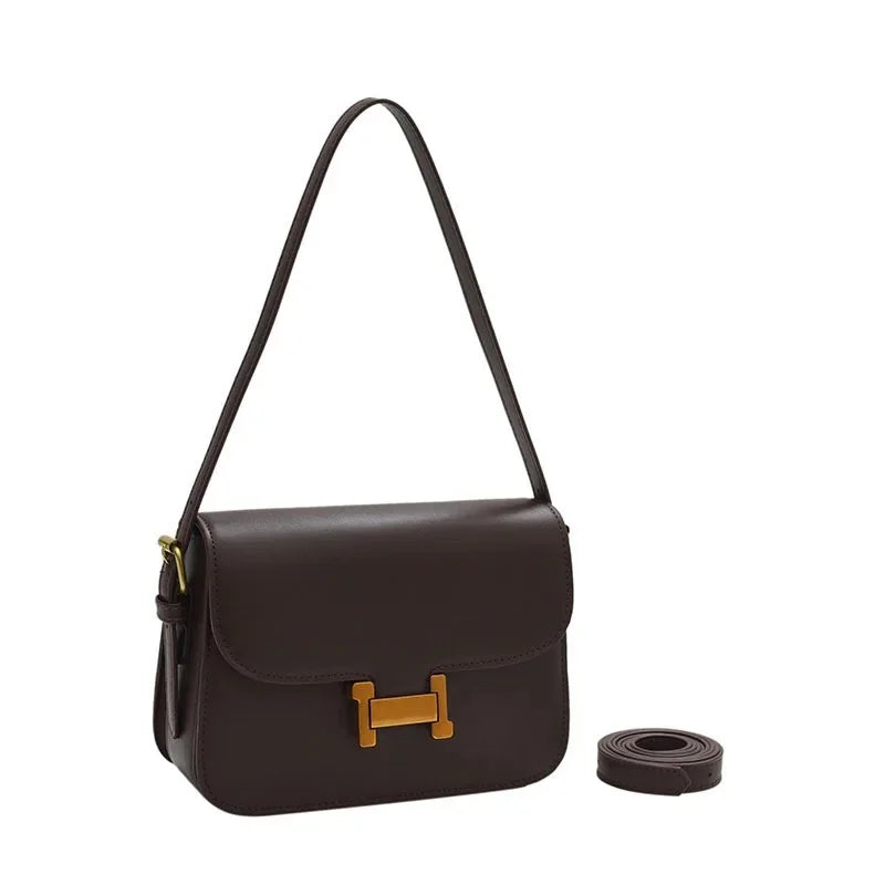 Fashion RetroSingle Shoulder BagsFor WomenCasual CommuterSmall Square BagsCrossbody BagHigh Sense Versatile Handbags
