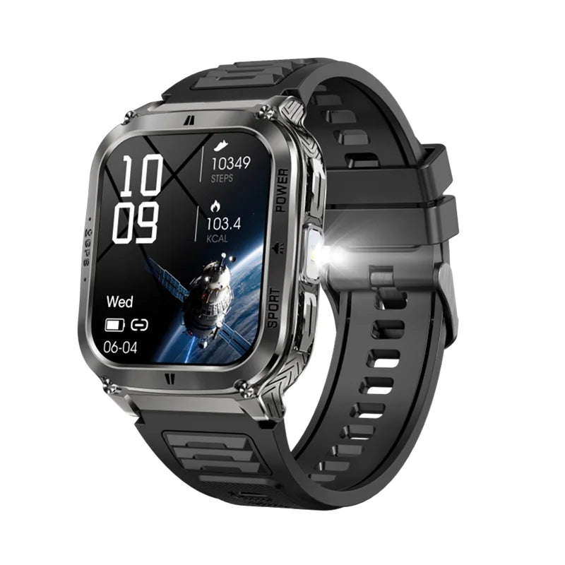 Smart Watch Men Women 1.83" AMOLED Screen 1000mAh Bluetooth Call Sports Fitness Bracelet IP68 Waterproof Smartwatch For Android