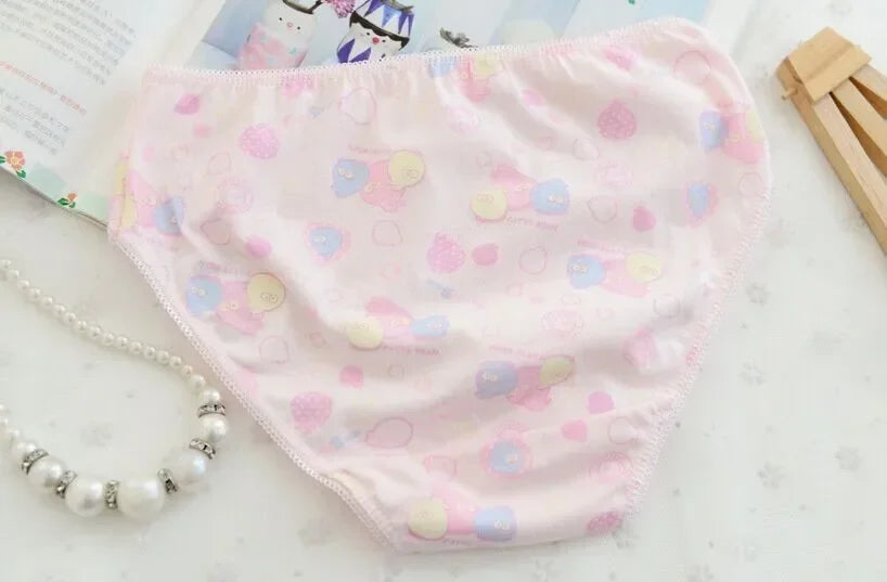 24pieces/Lot 100% Cotton Girls Underwear Chirdren Briefs Girls Panties  Kids Underwear2-12Years