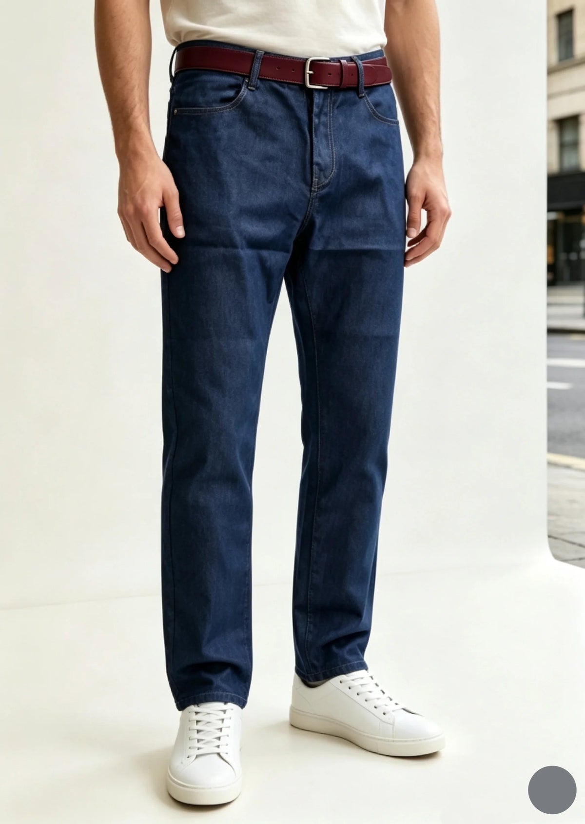 2026 NEW Men Men's Fashion Business Jeans Classic Style Casual Stretch Slim Jean Pants Male Brand Denim Trousers Black Blue Me