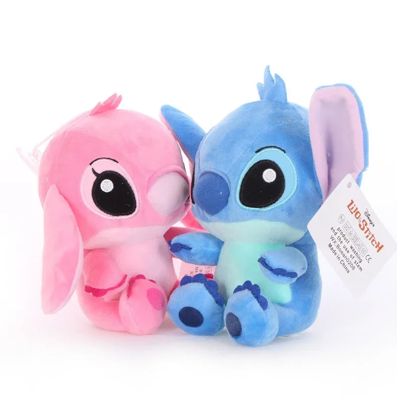 Disney Stitch Plush Toys Dolls Anime Figures Mickey Minnie Mouse Winnie The Pooh Cartoon Dolls Toys for Children Birthday Gifts