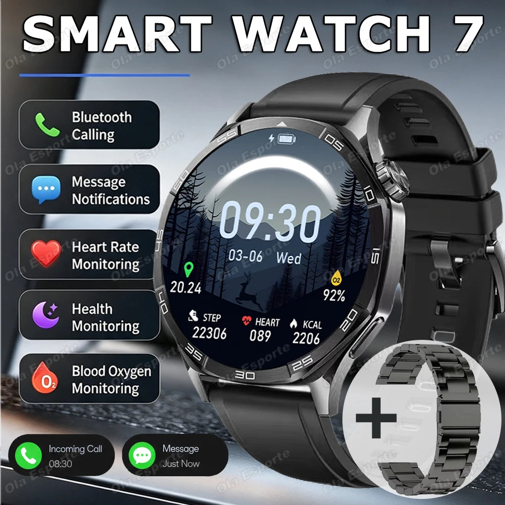 Men Smart Watch 1.52" HD Screen Bluetooth 5.4 Wireless Call Information Reminder Health Monitor Smart Watch IP68 Waterproof HT30