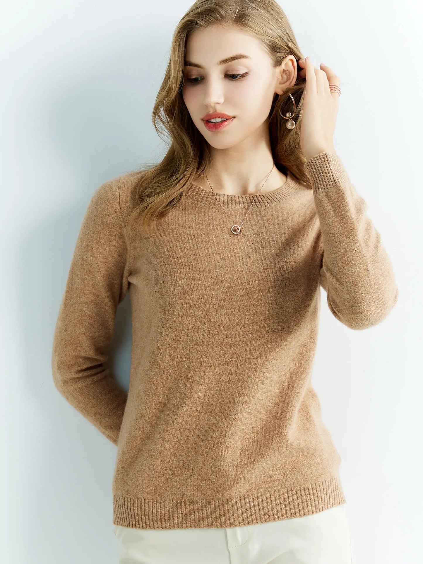 Knitted Sweaters Cashmere Sweater Women 100% Merino Wool O-Neck Vintage Pullovers 2022 Winter Autumn Jumpers Clothing Top Female