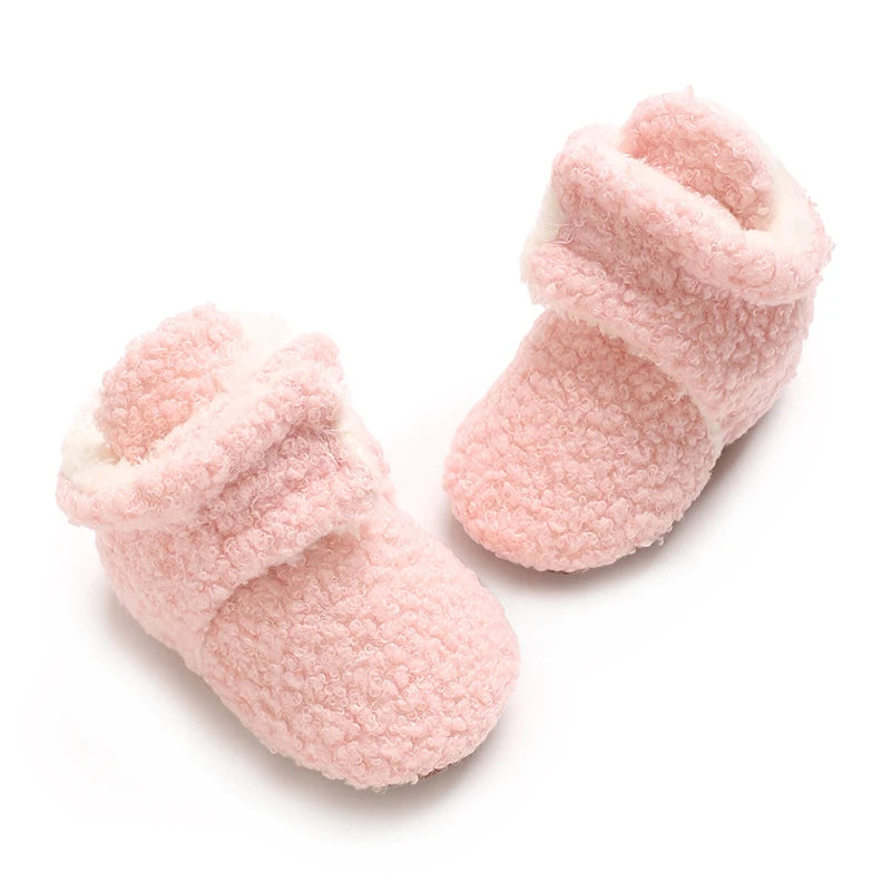 Winter Boots For Baby Boys And Girls Snow Soft Sole Anti Slip And Warm Flat Shoes Baby's First Walking Baby Shoes Boots 0-18