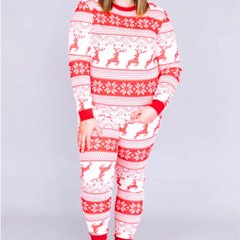Mommy and Me Clothes 2026 New Christmas Pajamas Set for Family Soft Cute Sleepwear Adults Kids 2 Pieces Suit Xmas Look Outfits