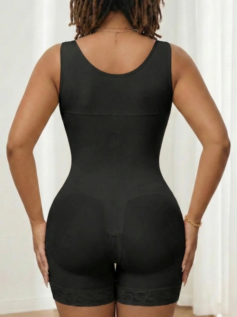 Fajas Colombiana Tummy Tuck Compression Garment with Bra & Hook Closure High Compression Tummy Control Butt Lifter Bodysuit