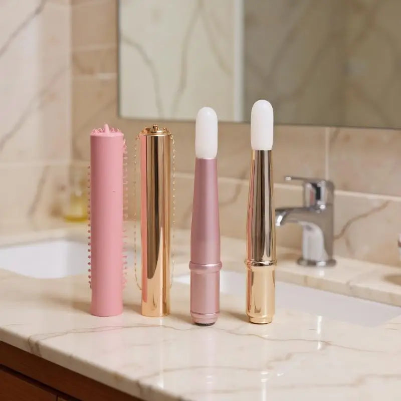 Mini Silicone Lip Brush Concealer Brush With Cover Chain Lip Mask Applicator Lip Gloss Brush Lipstick Brush Makeup Beauty Tool