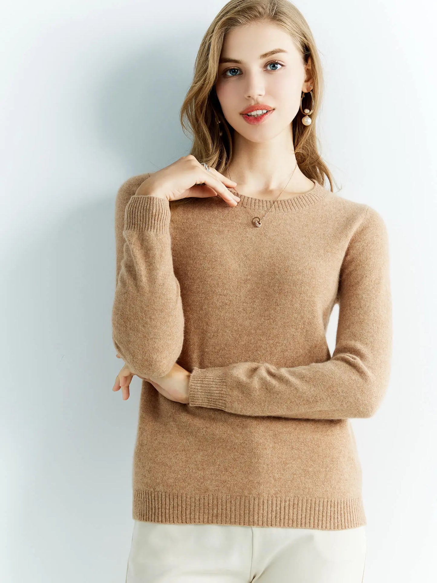 Knitted Sweaters Cashmere Sweater Women 100% Merino Wool O-Neck Vintage Pullovers 2022 Winter Autumn Jumpers Clothing Top Female
