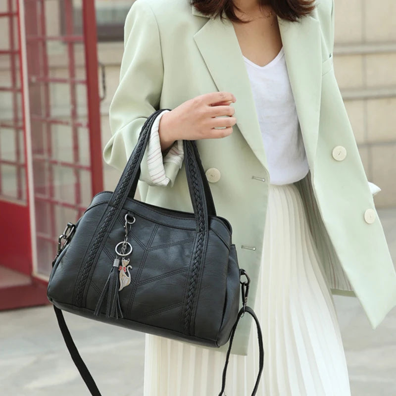 Women Luxury Handbags For Women PU Leather Bag High Quality Female Shoulder Bags Famous Designer Crossbody Bag Sac A Main