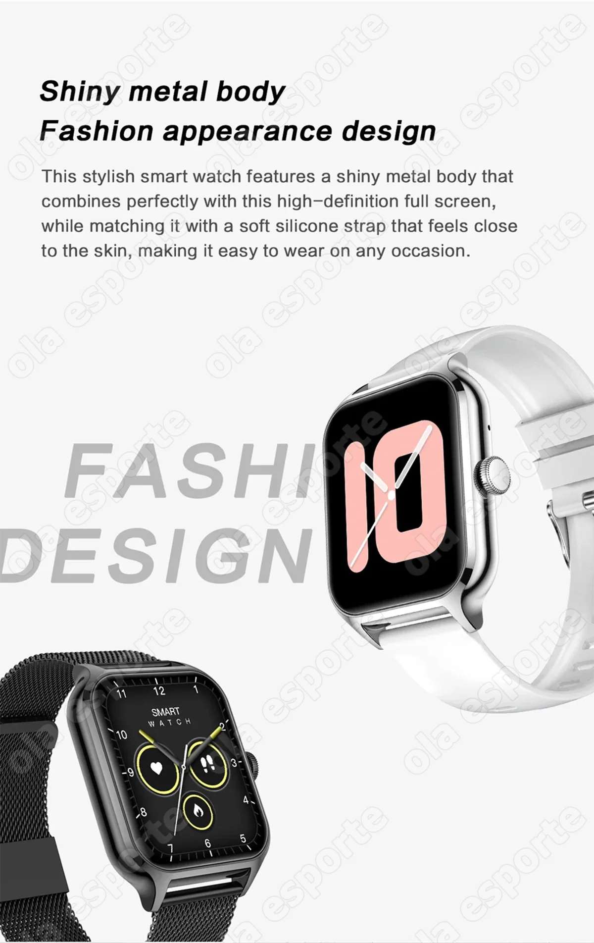2026 Smart Watch For Android IOS Watches 2.01inch HD Display Bluetooth Call Message Alert Music Sports Smartwatch Men Women Gift