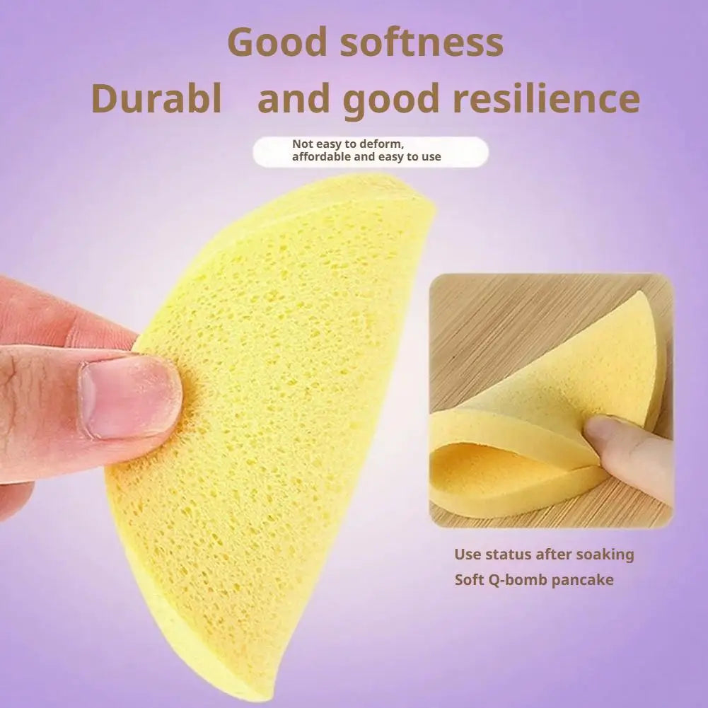 12PCS Facial Sponge Compressed, Face Cleansing Sponge Cosmetic Wet Puff Dry Wet Makeup Facial Sponge Round Wash Face Sponges