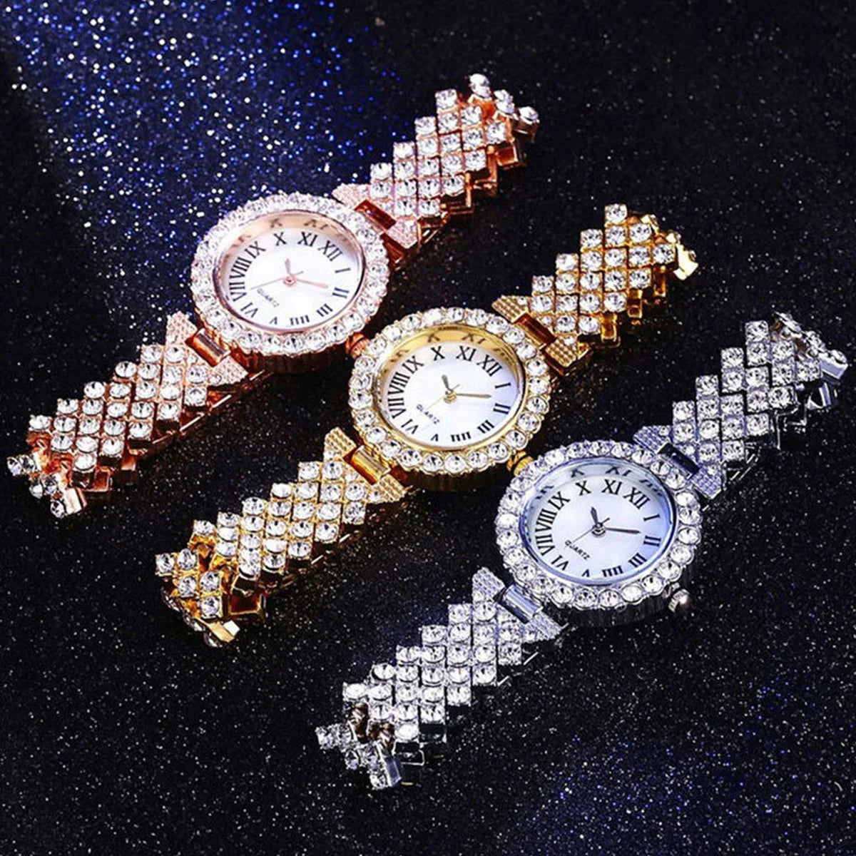 Watch for Women Watches 2023 Best Selling Products Luxury Watch Rhinestone Brand Reloj Mujer Watch Bracelet Set Diamond Steel