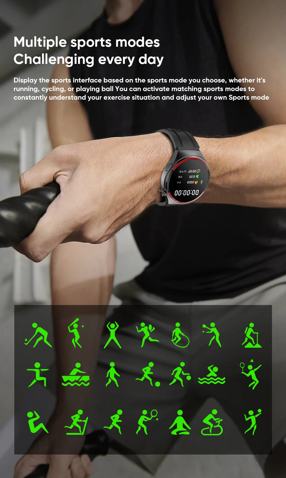 2026 New Smart Watch AMOLED HD Full Touch Circular Screen NFC 1.43-inch 466 * 466 GPS Sports Health Monitoring Smart Call Watch