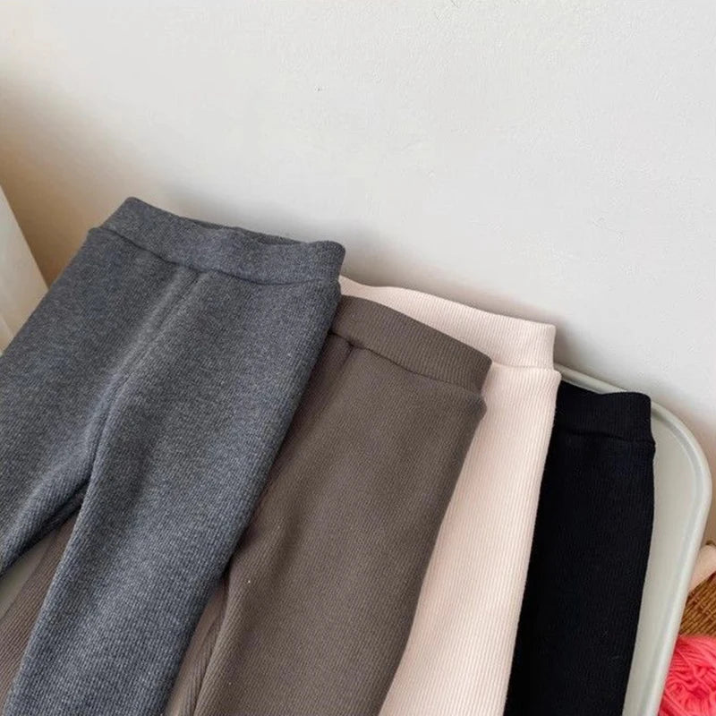 Baby Girls Pants Kids Lace Cute Simplicity Tight Trousers Spring Autumn Winter 1-6 Years Old Winter Children Leggings Trousers