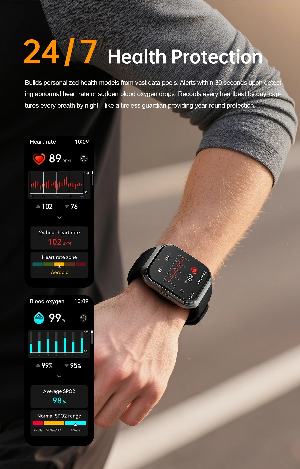 Smart Watch 1.83" IPS HD 3D Curved Screen 1000mAh Bluetooth Call IP68 Outdoor Sports Fitness Watch Men Women