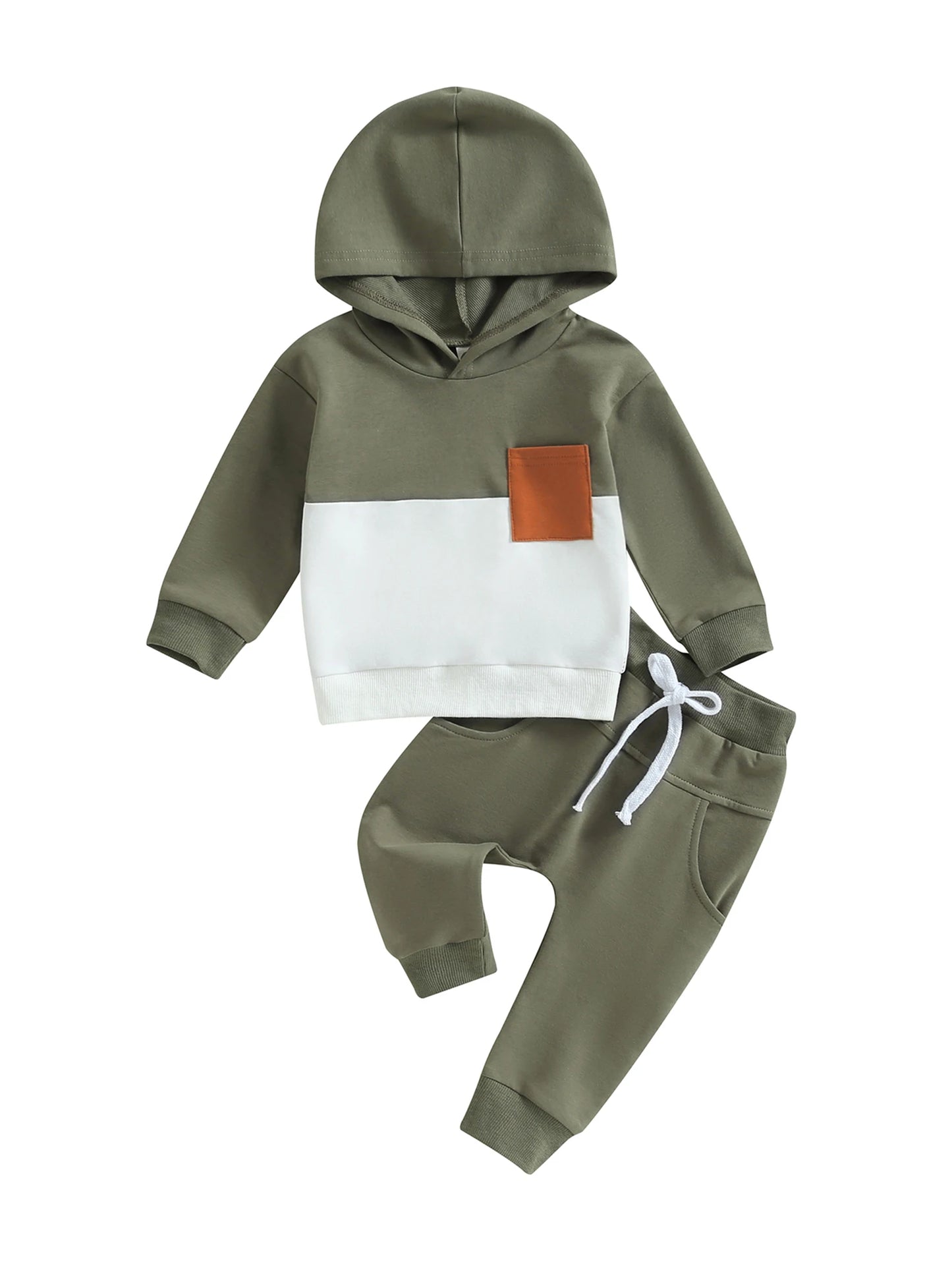 Adorable Hooded Tracksuits for Toddler Boys - Perfect Fall and Winter Outfits in Sizes 2T-3T Featuring